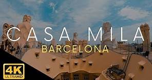 Casa Mila Barcelona Tour La Pedrera Antoni Gaudi 4k