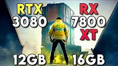 RX 7800 XT vs RTX 3080 - Which GPU is Better for 1440p Gaming?