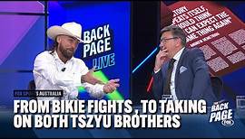 Brubaker talks bikie fights in Bali, to taking on both Tszyu brothers | The Back Page | Fox Sports