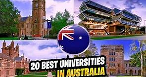 20 Best Universities in Australia