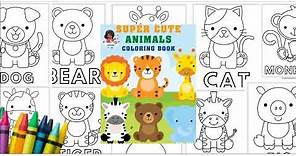 Coloring for Kids: Coloring pages of Animals Free Printable