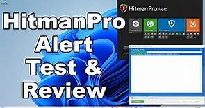 HitmanPro Alert Test & Review 2023 - Antivirus Security Review - Security Test