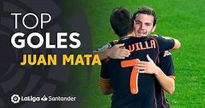 TOP 25 GOALS Juan Mata en LaLiga Santander