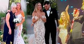 ¡VIVA CAMPEÓN DEL MUNDO! Las imágenes íntimas del casamiento de Nico Tagliafico y Caro Calvagni