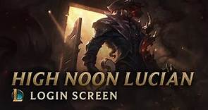 High Noon Lucian | Login Screen - League of Legends