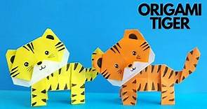paper tiger easy |origami tiger easy |diy origami tiger