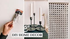 KMART HACK | DIY Furniture Flip ☁️ Quick & Easy Rattan Cabinet Makeover | White Aesthetic