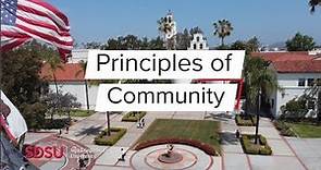 SDSU Principles of Community