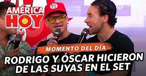 América Hoy: Rodrigo Sánchez y Óscar López jugaron “Sila y Nola del corazón roto” (HOY)