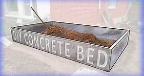 DIY Concrete bed: 1 Week build in 11 minutes.