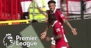 Jadon Sancho nets Manchester United equalizer against Fulham | Premier League | NBC Sports