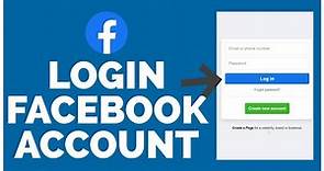 Facebook.com Login: How to Login Facebook Account 2023? Facebook Login Sign In