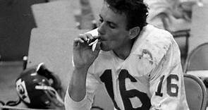 Why Chiefs QB Len Dawson was smoking at halftime of Super Bowl I, and how it became immortalized