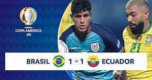 HIGHLIGHTS BRASIL 1 - 1 ECUADOR | COPA AMÉRICA 2021 | 27-06-21