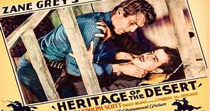 HERITAGE OF THE DESERT - Randolph Scott, Sally Blane - Free Western Movie [English]
