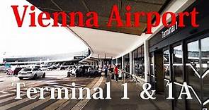 【Airport Tour】2023 Vienna Airport Terminal 1 & 1A Check in and Duty Free shop Area