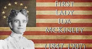 First Lady Ida McKinley of the United States of America