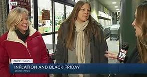 Catching up with Black Friday shoppers outside Menards on Alpine