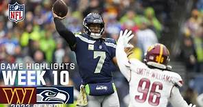 Washington Commanders vs. Seattle Seahawks | 2023 Week 10 Game Highlights