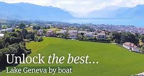 Explore Switzerland's Lake Geneva by boat