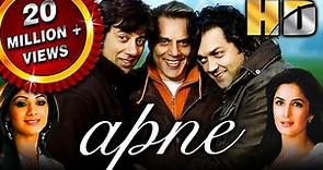 Apne (HD) – Blockbuster Hindi Film | Dharmendra, Sunny Deol, Bobby Deol, Katrina Kaif | अपने