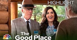 Michael and Janet Meet Doug Forcett - The Good Place (Episode Highlight)