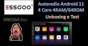 Video Test Autoradio 2 DIn Android ESSGOO AR7001