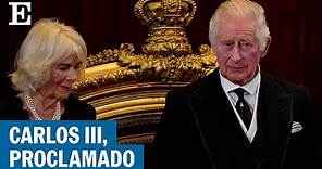 La proclamación de Carlos III como rey de Inglaterra, íntegra (10/09/2022) | El País