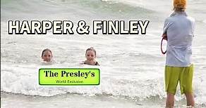 Unseen: Lisa Marie Presley Twins w/Father (Harper & Finley) Lockwood