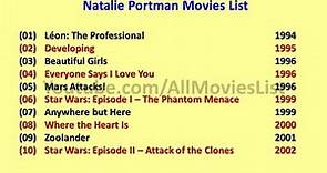 Natalie Portman Movies List