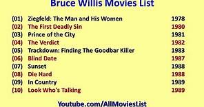 Bruce Willis Movies List