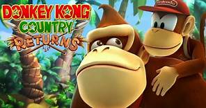 Donkey Kong Country Returns - Full Game Co-op Walkthrough