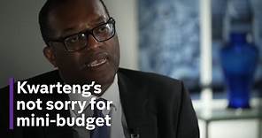 Kwasi Kwarteng refuses to apologise over his time in office