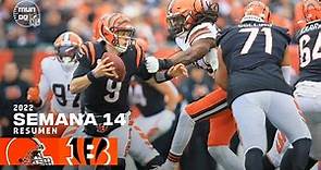 Cleveland Browns vs. Cincinnati Bengals | Semana 14 NFL 2022 | Resumen Highlights | 11 Dic, 22