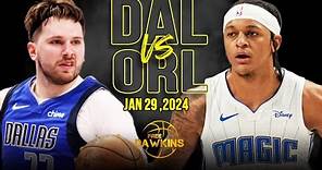 Dallas Mavericks vs Orlando Magic Full Game Highlights | January 29, 2024 | FreeDawkins