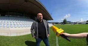 Neues Stadion für Lauterach: VR-Interview mit 360°-Blick