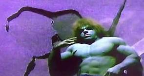 The Death of the Incredible Hulk the Hulk violently lands on the concrete scene