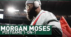 "We Played Complimentary Football" | Morgan Moses Postgame 1-On-1 | The New York Jets | NFL