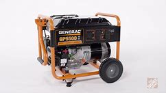Generac 5500-Watt Recoil Start Gas-Powered Portable Generator 5939