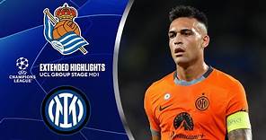 Real Sociedad vs. Inter: Extended Highlights | UCL Group Stage MD 1 | CBS Sports Golazo
