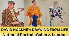 David Hockney at the National Portrait Gallery, London