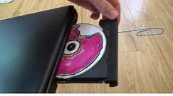 How to manually Eject a STUCK DISC from a Laptop
