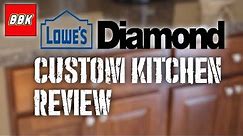 Kitchen Renovation Review - Lowes and Diamond Custom Cabinets Honest Review