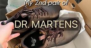 DR. MARTENS REEDER DERBIES | DARK BROWN
