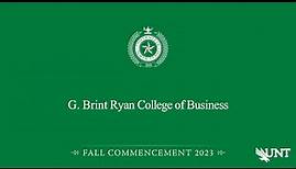 Business | UNT Commencement Fall 2023