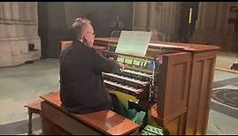 Etude de Concert - Joseph Bonnet. David Briggs at the Cathedral of St John the Divine, New York