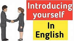 How to introduce yourself in English | Introducing yourself | Learn English | Sunshine English