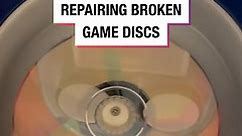 Repairing scratched game discs