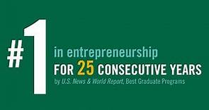 Babson’s MBA Program is ranked No. 1 in Entrepreneurship for the 25th Consecutive Year