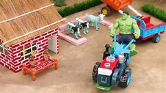 diy tractor mini water pump supply farming - diy tractor - water pump - new technology -Dong Farming